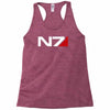 mass effect n7 logo Racerback Tank