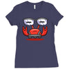 red crabby Ladies Fitted T-Shirt