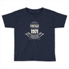 premium vintage 1971 classic perfectly aged limited edition Toddler T-shirt