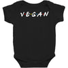 vegan friends tv show parody Baby Bodysuit