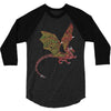 beware! 3/4 Sleeve Shirt