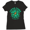 turtle power company Ladies Fitted T-Shirt