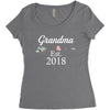 Grandma est.2018 Women's Triblend Scoop T-shirt