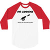 pig cannons making the impossible possible 3/4 Sleeve Shirt