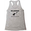 pig cannons making the impossible possible Racerback Tank