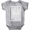 qr composition Baby Onesie