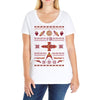 shiny sweater Ladies Curvy T-Shirt
