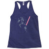 banksy cool darth Racerback Tank