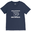 over caffeine V-Neck Tee