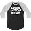 i am the american dream funny shirt wire the omar 3/4 Sleeve Shirt