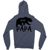 Papa Bear Zipper Hoodie