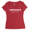 kindergarten squad Women's Triblend Scoop T-shirt