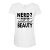 nerd.. Maternity Scoop Neck T-shirt