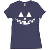 jack o lantern Ladies Fitted T-Shirt