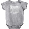 The Notorious, Undisputed World Champion Baby Onesie