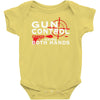 limited edition gun control Baby Onesie
