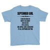 Super September Girl Youth Tee