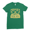 chuck's texan grill Ladies Fitted T-Shirt