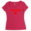 bangladesh international team national country Women's Triblend Scoop T-shirt