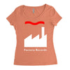 factory records   retro record label   mens music Women's Triblend Scoop T-shirt