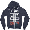 gsus saves chord Zipper Hoodie