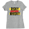 risky after whisky Ladies Fitted T-Shirt