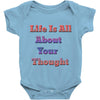life is all Baby Onesie