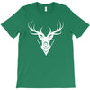 deer head vector white logo T-Shirt