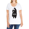 Black Bear Metal Ladies Curvy T-Shirt