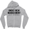 under new management just married Zipper Hoodie