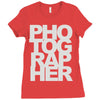 photographer Ladies Fitted T-Shirt