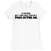 retired (2) Ladies Fitted T-Shirt