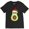 santa avocado V-Neck Tee