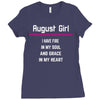 August Girl Ladies Fitted T-Shirt