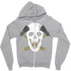 skull axe Zipper Hoodie