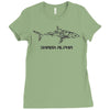 shark alpha Ladies Fitted T-Shirt
