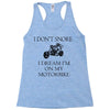 motorbike i don't snore biker's biker Racerback Tank