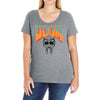Doom With Mask Ladies Curvy T-Shirt