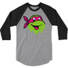 raph   tmnt facemelt 3/4 Sleeve Shirt