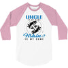 Uncle is my Name Fishing Is My Game 3/4 Sleeve Shirt