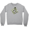 lets rock!!! black Crewneck Sweatshirt