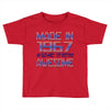 made in 1967 50 years of being awesome Toddler T-shirt