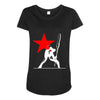 he clash inspired long sleeve Maternity Scoop Neck T-shirt