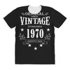 original parts vintage established 1970 perfectly aged All Over Women's T-shirt