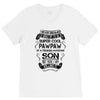 Super Cool Pawpaw Of A Freaking Awesome Son V-Neck Tee