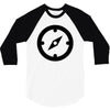 clock black 3/4 Sleeve Shirt