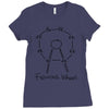 science ferris wheel Ladies Fitted T-Shirt