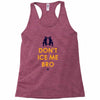 don't ice me bro Racerback Tank