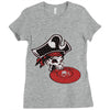pirate ultimate disc Ladies Fitted T-Shirt