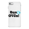 Bun in the Oven with Heart Baby Boy iPhone 7 Case